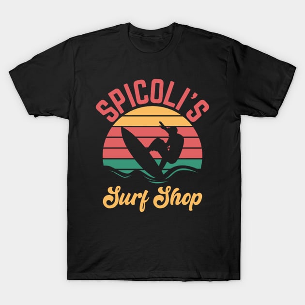 Fast Times - Spicoli's Surf Shop 2 T-Shirt by RetroZest